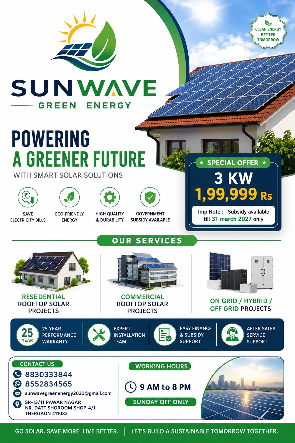 Sunwave Solar Rooftop Flyer